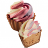 Chocolats cupcakes cotton candy coloré