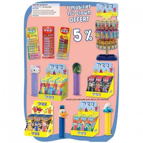 Colis Pez spécial Mobilier