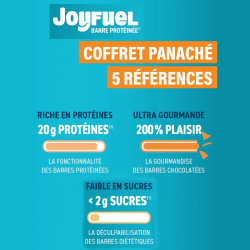 Barres protéinées Joyfuel 55g boîte panachée Découverte