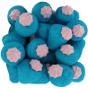 Fraises bleues acidulées guimauve 20g vrac Chirico carton de 7,5kg