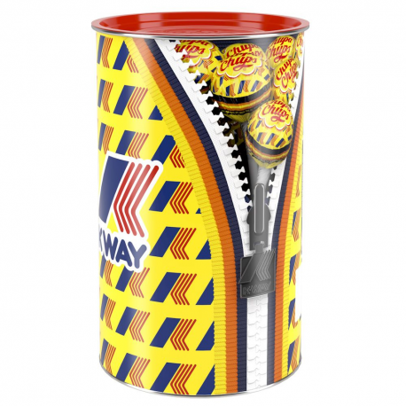 Sucettes Chupa Chups Kway tin 16 pièces 192g
