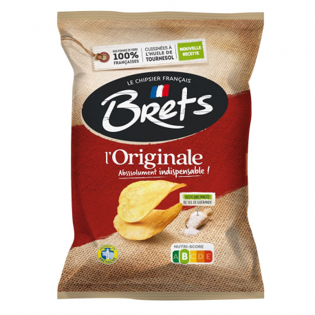 Chips Brets nature originale nutri B 125g