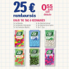 Colis Tic Tac 25€ remboursés (jusqu'au 30/09/25)
