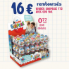 Kinder 72 Oeufs Surprise - 16€ remboursés