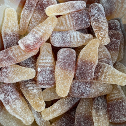 Sachet bouteilles cola acidulées sans sucres 50g Rebelle