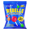 Sachet 7 sucettes Lollipops sans sucres Rebelle
