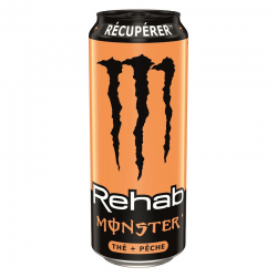 Monster Rehab Thé pêche boîte 50cl ** NOUVEAU **