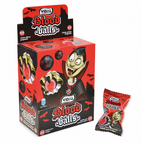 Bubble gum bloods balls liquide Vidal