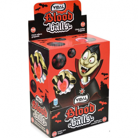 Bubble gum bloods balls liquide Vidal