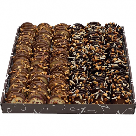 Tuiles plates amandes et noisettes 3kg Duc D'o