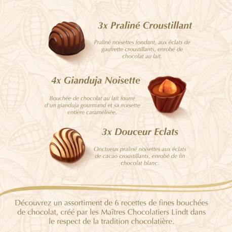 ~Lindt boîte Connaisseurs pralinés 180g