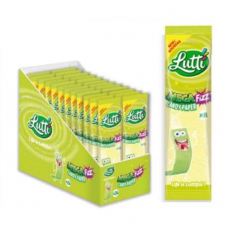 Lutti Candy Paper Méga Fizz sachet 15g (8 pces)