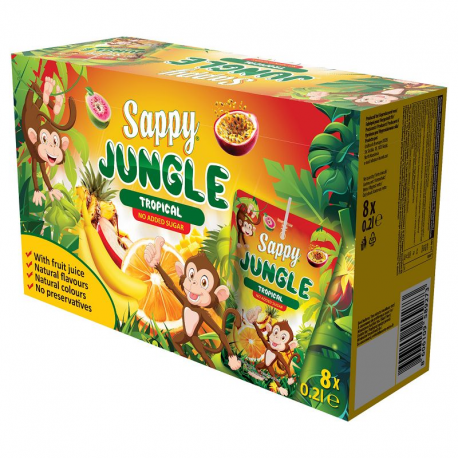 Boisson Sappy Jungle Tropical 20cl