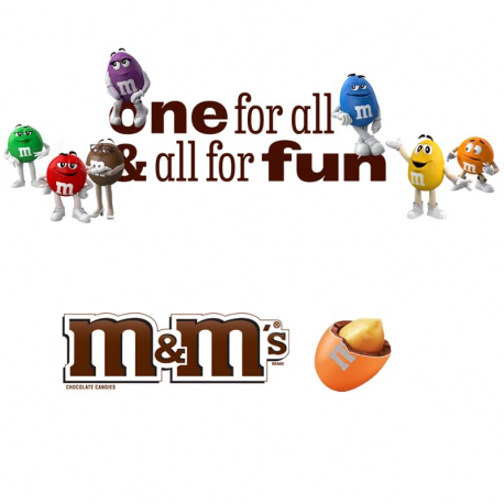 M&M's Peanut Orange Kg
