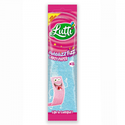 Lutti Candy Paper Bubblizz Fizz sachet 15g (8 pces)