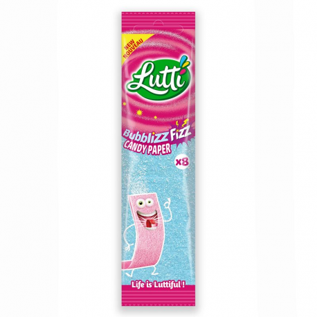 Lutti Candy Paper Bubblizz Fizz sachet 15g (8 pces)