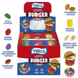 Blisters Burger jelly gélifiés Vidal - boite de 11