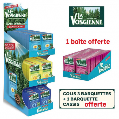 Colis La Vosgienne 3 barquettes + 1 gratuite