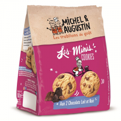 Mini cookies 2 chocolats 100g Michel et Augustin