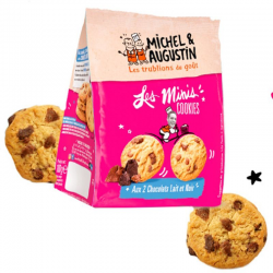 Mini cookies 2 chocolats 100g Michel et Augustin