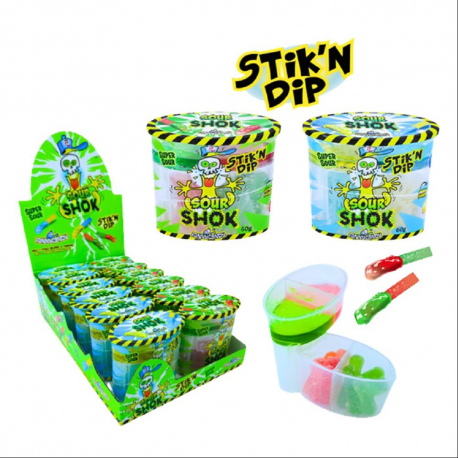 Sour shok stick N'dip