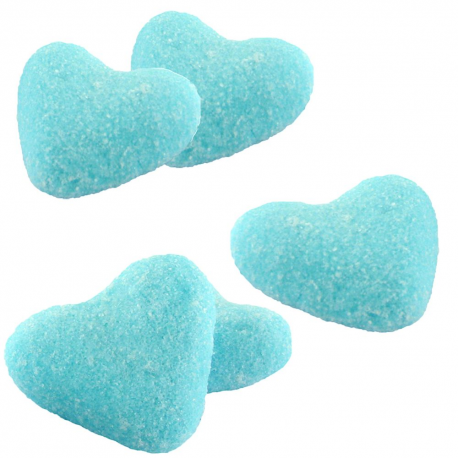 Coeurs bleus sucrés vrac dulceplus