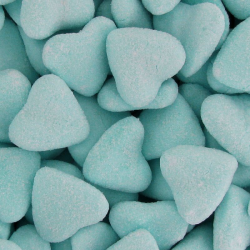 Coeurs bleus sucrés vrac dulceplus