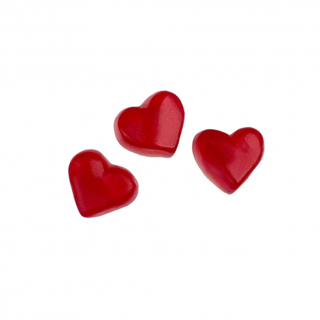 Petits coeurs fraise crème lisses kg Dulceplus