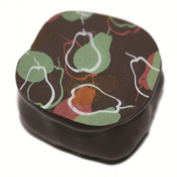 Ganache poire chocolat noir Castelain Kg