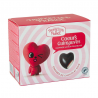 Ballotin coeurs guimauve noir fourrés framboise 200g