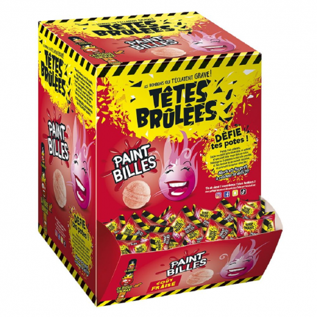 Tetes brûlées billes paint fraise par 300