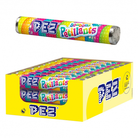 Rouleau bonbon pétillant 42g Pez