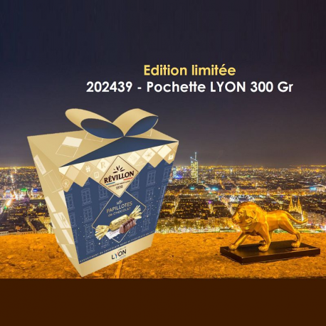 ~Pochette Papillotes série "Ville de Lyon" 300g Révillon