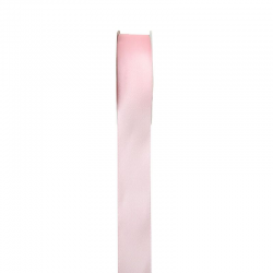 Ruban satin 10mm - rouleau de 25m rose