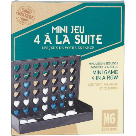 Jeu du mini 4 à la suite 16.5x12cm