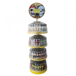 Tourniquet 4 x 48 briquets Clipper Rasta Skulls