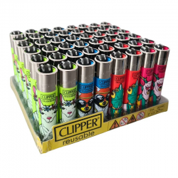 Briquets Clipper décors Hippie 1