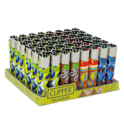 Briquets Clipper décors Hippie 2