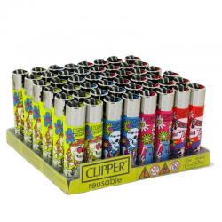 Briquets Clipper décors Hippie 3