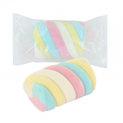 Guimauves torsadées couleur s/cello - 500g