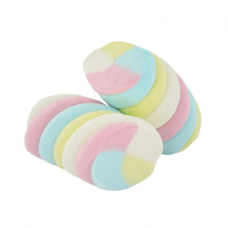 Guimauves torsadées couleur s/cello - 500g