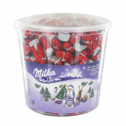 Milka mini Père Noël - tubo 1.540kg