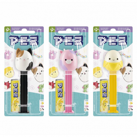Pez figurine Squishmallows + recharge