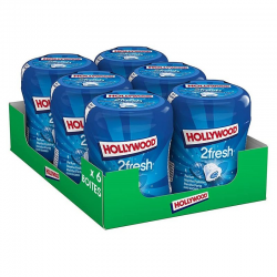 Bottle 40 dragées 2fresh menthe fraîche s/sucres Hollywood