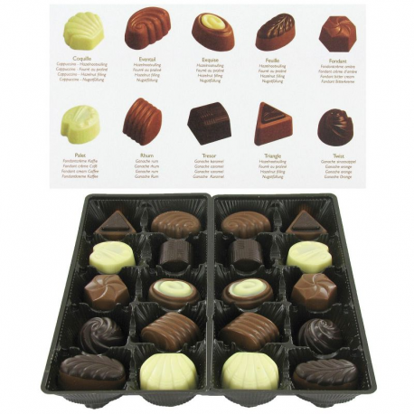 Ballotin chocolats belge assortis 250g