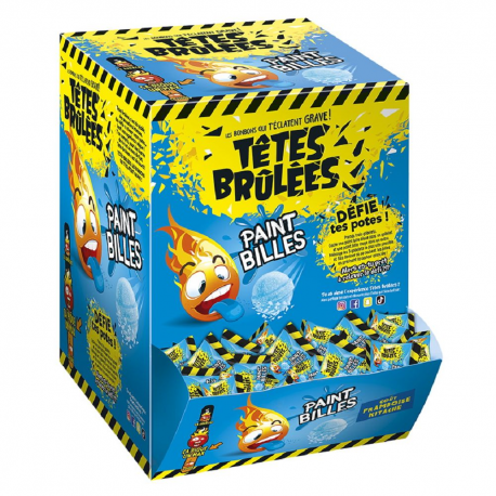 Têtes brûlées billes paint framboise par 300