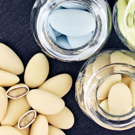 Dragées Avola Marquise (45% d'amande) CHAMPAGNE mat - 1kg