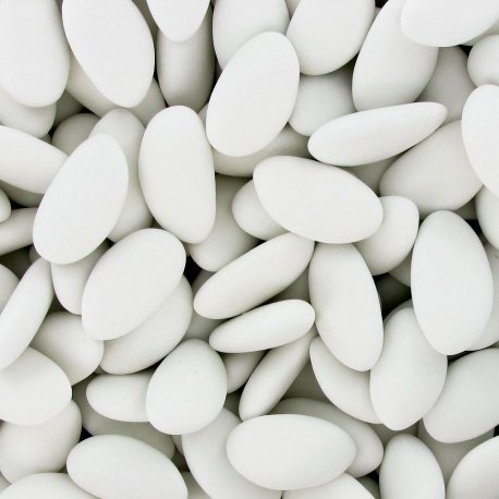 Dragées Avola Princesse BLANC mat - 1kg