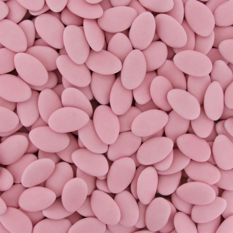 Dragées chocolat 71% ROSE MAT 1kg