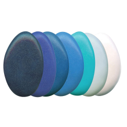 Dragées chocolat 71% - camaïeu de BLEU coloris assortis